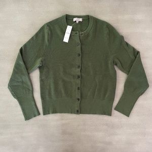 J. Crew Ribbed Jackie Cardigan Sweater